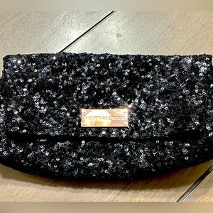 Victoria’s Secret Black Sequin Clutch